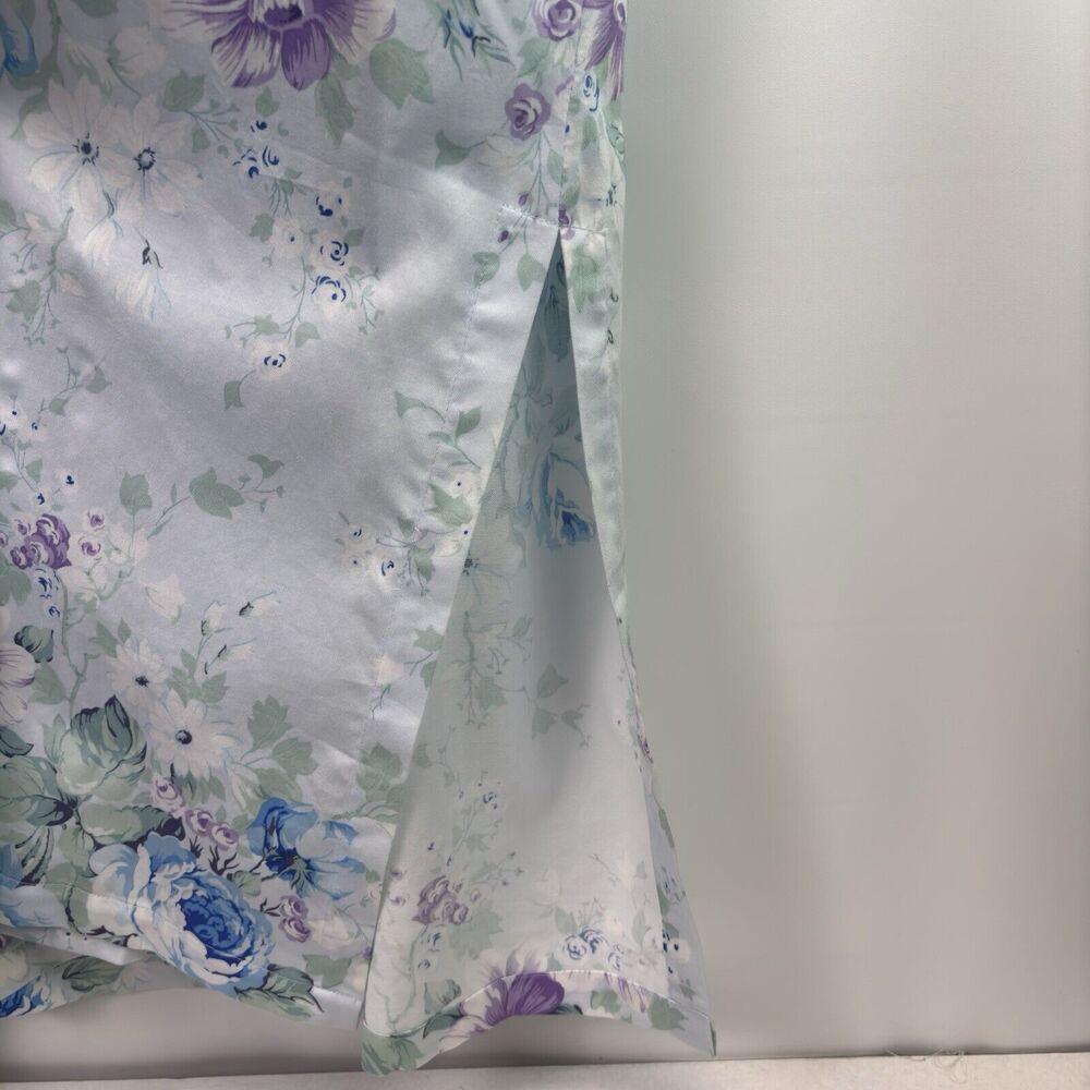 NWT Miss Elaine Zip Front Floral Nightgown Robe Pockets Size Medium - Picture 11 of 11